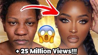 Makeup Transformation 25 MILLION Views!!!  #makeuptutorial ️