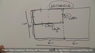 Origami Basics: Paper Ratios Explained - Working with Rectangles