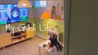 Ghibli life | clean up garden, beef soup & DIY bracelet