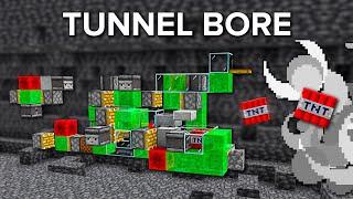 Minecraft Self Digging TNT Tunnel Bore 1.21