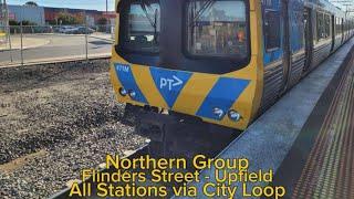 Journey: Flinders Street Upfield via City Loop (EDI Comeng)
