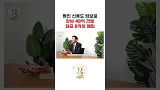 법인 신용 담보로 강남 48억 빌딩, 8억에 매입한 SSUL