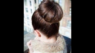 How to: Donut bun for long hair  