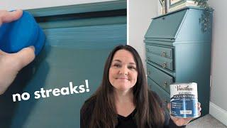 How to Seal Painted Furniture without Streaks // 3 Tricks for a Perfect Finish