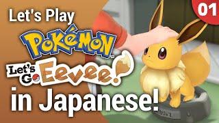 EP01: Masara Town (Pallet Town) | Let's Play - Pokemon Let's Go Eevee in Japanese!