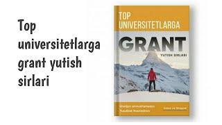 Top universitetlarga grant yutish kitobi haqida toʻliq | Umidjon Ishmuhamedov, Yusufbek Nasriddinov