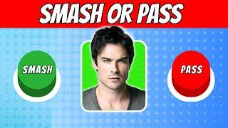 SMASH or PASS 110 OPTIONS!! | Male TV Characters Edition 2025 | QUIZ WAVEZ