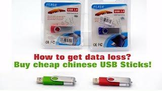 Cheap chinese USB Sticks = corrupt data