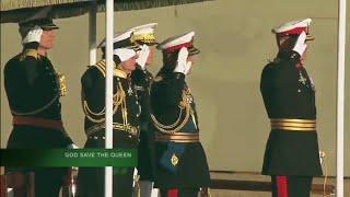 God Save the Queen, The Star-Spangled Banner and Het Wilhelmus played at Horse Guards Parade