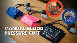 Instructions for measuring blood pressure. How to use manual blood pressure cuff