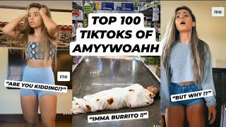 TOP 100 TIKTOKS OF AMYYWOAHH !! 1 HOUR LONG TikTok Compilation *hilarious*