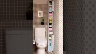 Small bathroom storage ideas #ytshorts