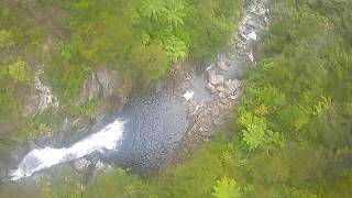 Waterfall Diving - Raw Drone Flight