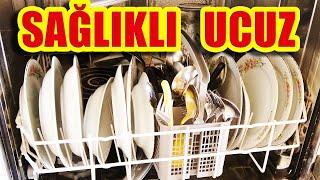 DÜNYANIN EN GÜZEL DETERJANI! (Evde Bulaşık Makinesi Deterjanı Yapımı) DIY Dishwasher Detergent