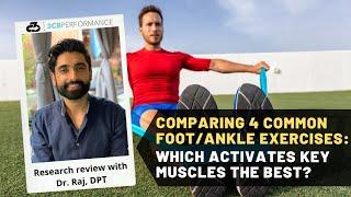 Foot and ankle strength | Comparing four exercises & muscle activation