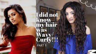 MY CURLY HAIR JOURNEY | I DID NOT KNOW MY HAIR WAS WAVY / CURLY (WITH SUPER EMBARRASSING PICTURES)