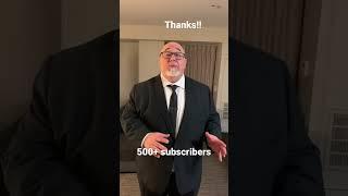 Surpassed 500+ subscribers.  Thanks to my subs!  Help me get to 1000!!