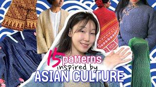 15 (mostly knitting) patterns inspired by Asian culture  