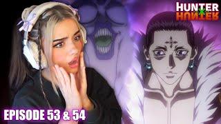 HISOKA'S FORTUNE and CHROLLO ! Hunter x Hunter Ep 53 & 54 REACTION