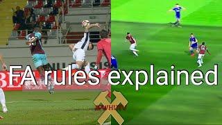 FA Offside and Handball Rules Explained | JPWHUTV