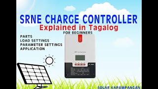 SRNE Charge Controller explained in details in Tagalog