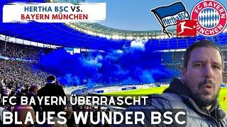 BLAUE PYRO-SHOW!!! HERTHA FANS GIGANTISCH!!! / HERTHA BSC VS. FC BAYERN / FANPRIMUS STADIONVLOG