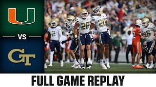 Miami vs. Georgia Tech Full Game Replay | 2024 ACC Football