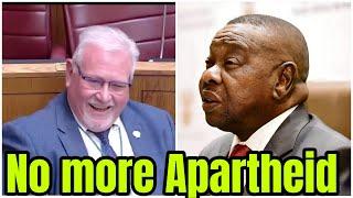 Minister Blade Nzimande angry rant after question from DA.