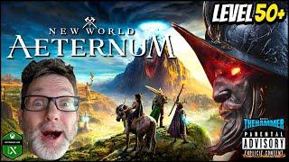  NEW WORLD AETERNUM HATCHET HAMMER LEVEL 50+ GRIND #newworld #live #mmo #rpg #gaming #fun