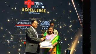 Dr Mir Jawad Zar khan | Times of India Award of "Iconic Joint Replacement Surgeon Of Telangana."