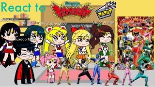 Sailor Moon React To Zyuden Sentai Kyoryuger.[Gacha Club]  (Original)