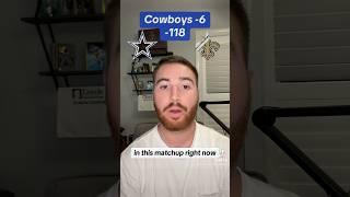 Cowboys -6 vs Saints! #nfl #cowboys #saints #sportsbetting