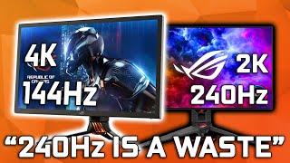 Is 240Hz a Waste? - 144Hz vs 240Hz Monitors