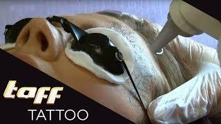 TATTOO auf der STIRN BEREUT: Ab unter den Laser | taff Tattoo | ProSieben