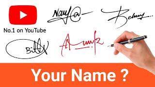  Signature Styles and Designs | Signature Style Of My Name | How to Signature Your Name | Design