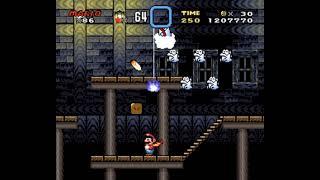 Super Mario World (SNES) All Exits Part 46: Choco Ghost house