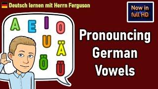 Mastering German Vowel Pronunciation : Long and Short Sounds | A1/A2 German Language Tutorial ️