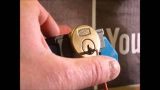 Single Pin Picking A Vintage UNION 5 Pin Cylinder Lock For Potti314 And Showing Pins.