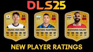 DLS 25 New Player Ratings | Dream League Soccer 2025