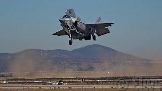 Awesome F-35b Hovers in-front big crowds Miramar airshow