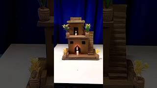 Destroying a beautiful village hut house ️ | #house #home #clayart #trending #shorts
