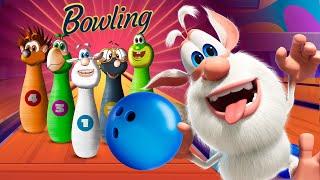 Booba  Apple Bowling Challenge: Hedgehog vs Pins 🫨 Funny cartoons for kids - BOOBA ToonsTV