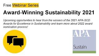 Award Winning Sustainability 2021, Part 1: Dallas Comprehensive Environmental and Climate Plan