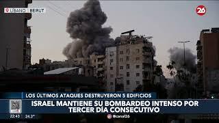 MEDIO ORIENTE | Un ataque aéreo israelí impactó en un edificio ubicado en el sur de Beirut