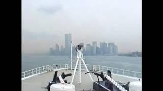 Queen Elizabeth 2. QE2 Arrival into New York City 1991