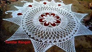 Aadi madham special padi kolam|Freehand rangoli|pandaga muggulu|Tamilar Rangoli