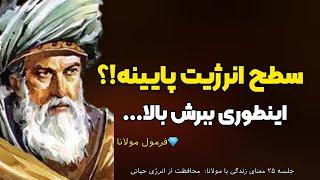 زندگی آگاهانه: چگونه به بالاترین سطح انرژی برسیم؟  |جلسه ۲۵ معنای زندگی با مولانا|