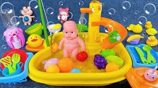 8 Minutes Satisfying with Unboxing Kitchen Sink Playset，Real Water Working Sink ASMR | Review Toys