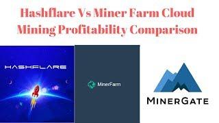 Hashflare Vs Miner Farm Cloud Mining Profitability Comparison And New Site Minergate