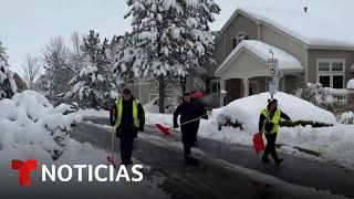 La tormenta invernal deja varias pulgadas de nieve en Colorado y Nuevo México | Noticias Telemundo